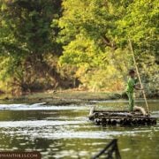 Floating local people Sok river Rainforest Jungle KhaoSokNationalPark ElephantHills